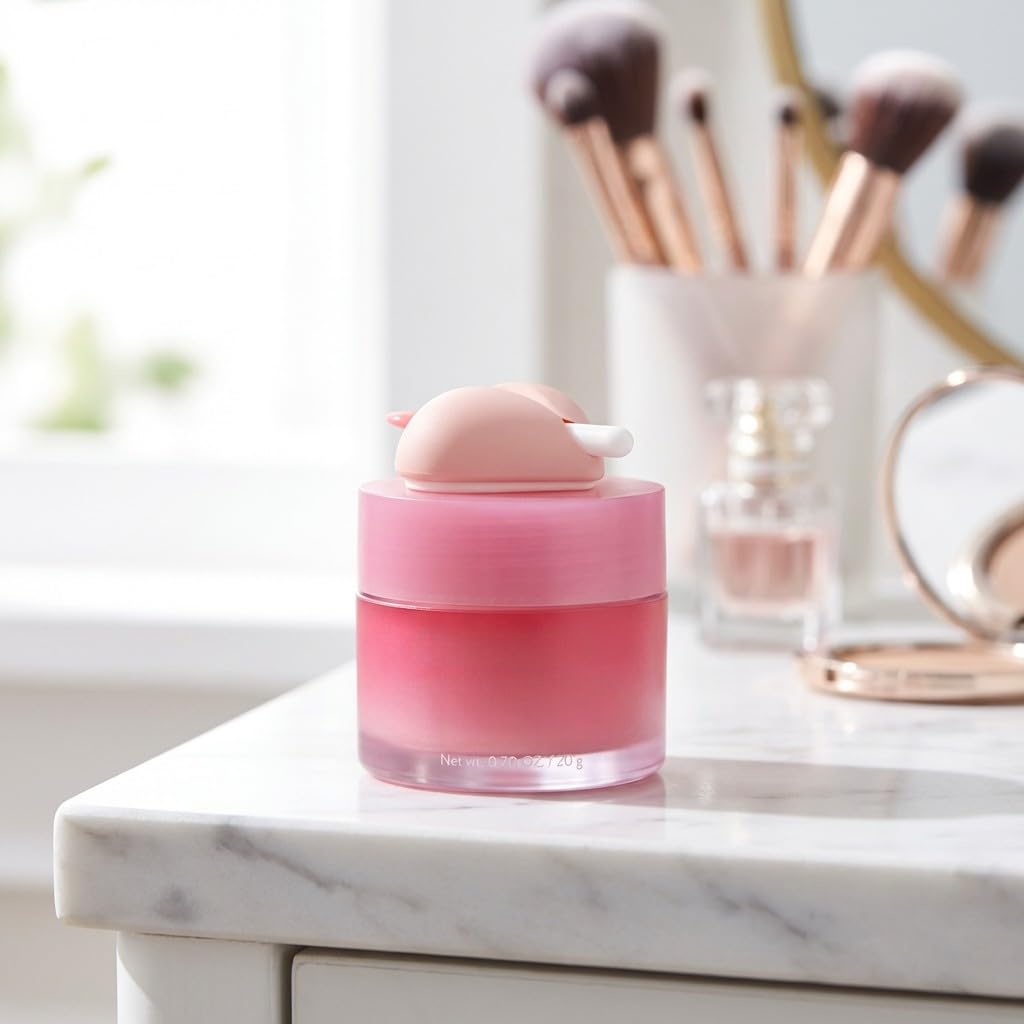 Support de pinceau à lèvres, baume à lèvres compatible avec masque de sommeil LANEIGE - Housse de protection en silicone pour pinceaux à lèvres (rose, bleu et vert)
