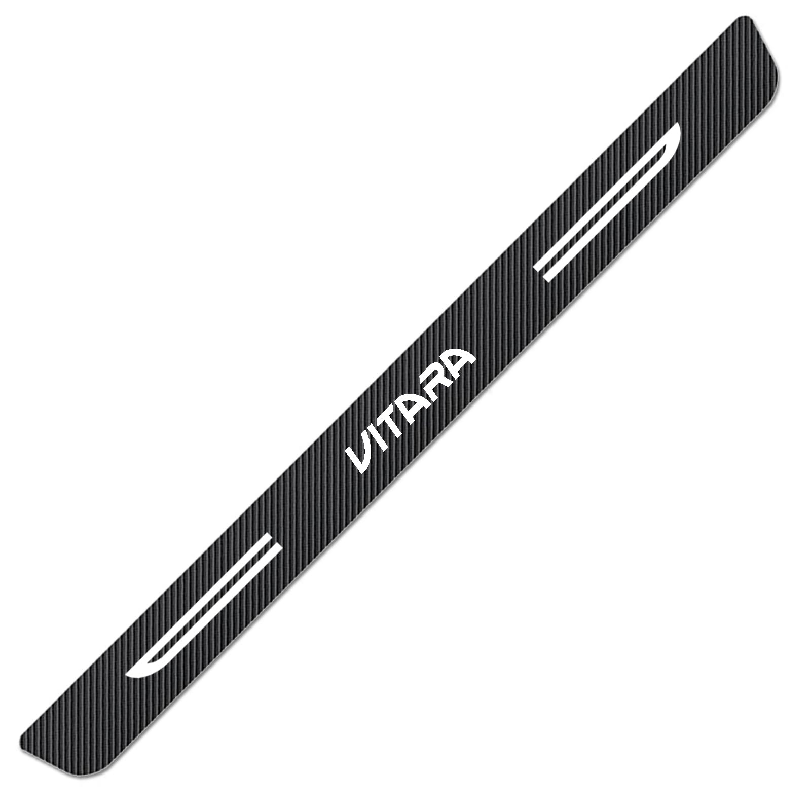 WXH97F Car Rear Bumper Protector for SUZUKI Vitara 2016-2023 Carbon Fiber Boot Sill Guard Anti-Scratch Luggage Protective Sticker Self-Adhesive Waterproof Strip 90cm