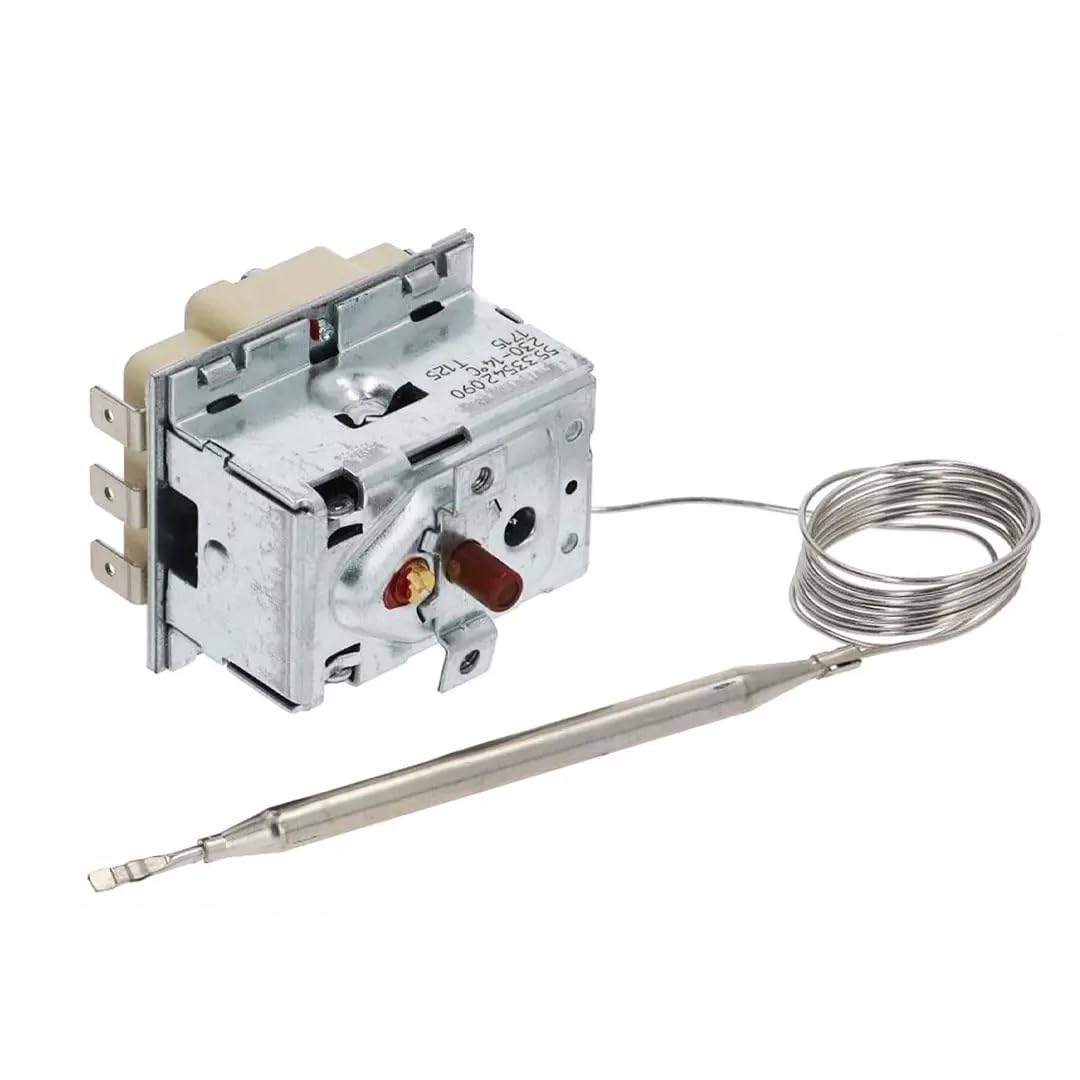 Aspares Termostato de seguridad para freidora de grasa de alta temperatura, apto para fase Ego de 230 °C y 55.33543.020