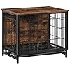ALLOSWELL-Dog-Crate-Furniture-Indoor-Pet-Crate-End-Table-Wooden-Dog-Furniture-with-Removable-Tray-Decorative-Dog-Kennel-for-SmallMediumLarge-Dogs Indoor Pet Crate End Table