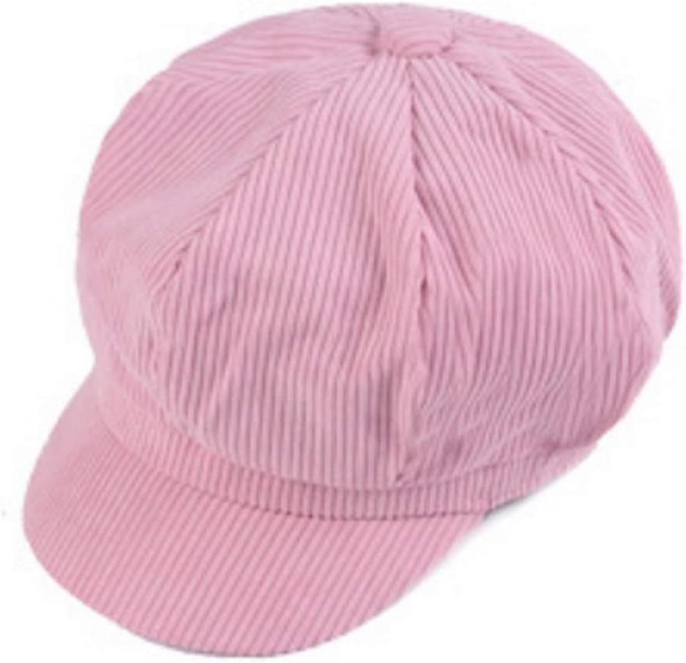 Brcus Women Vintage Newsboy Cabbie Peaked Beret Cap Warm Baker Boy Visor Hat Flat Cap
