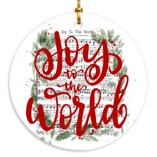 Joy to The World Ornament 2025