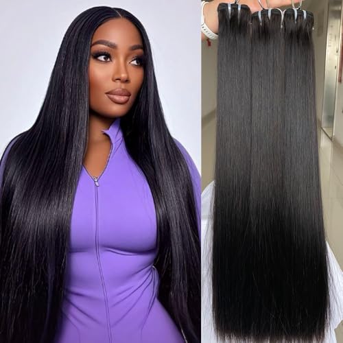 16A Straight Raw Bundles Human Hair,Triple...