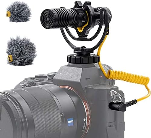 Deity V-Mic D4 Duo Video Microphone Dual Mono/Stereo Recording Interview Mic with Shock Mount for Vlog Pocket Cam DSLR Camera
