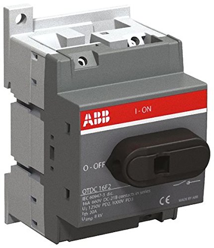 ABB Entrelec OTDC16F2 interrupteur sectionneur DC de haute fiabilité pour l'énergie solaire