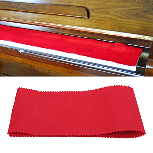 Pano para teclado de piano antipoeira, capa para tecla, pano absorvente de umidade para evitar danos