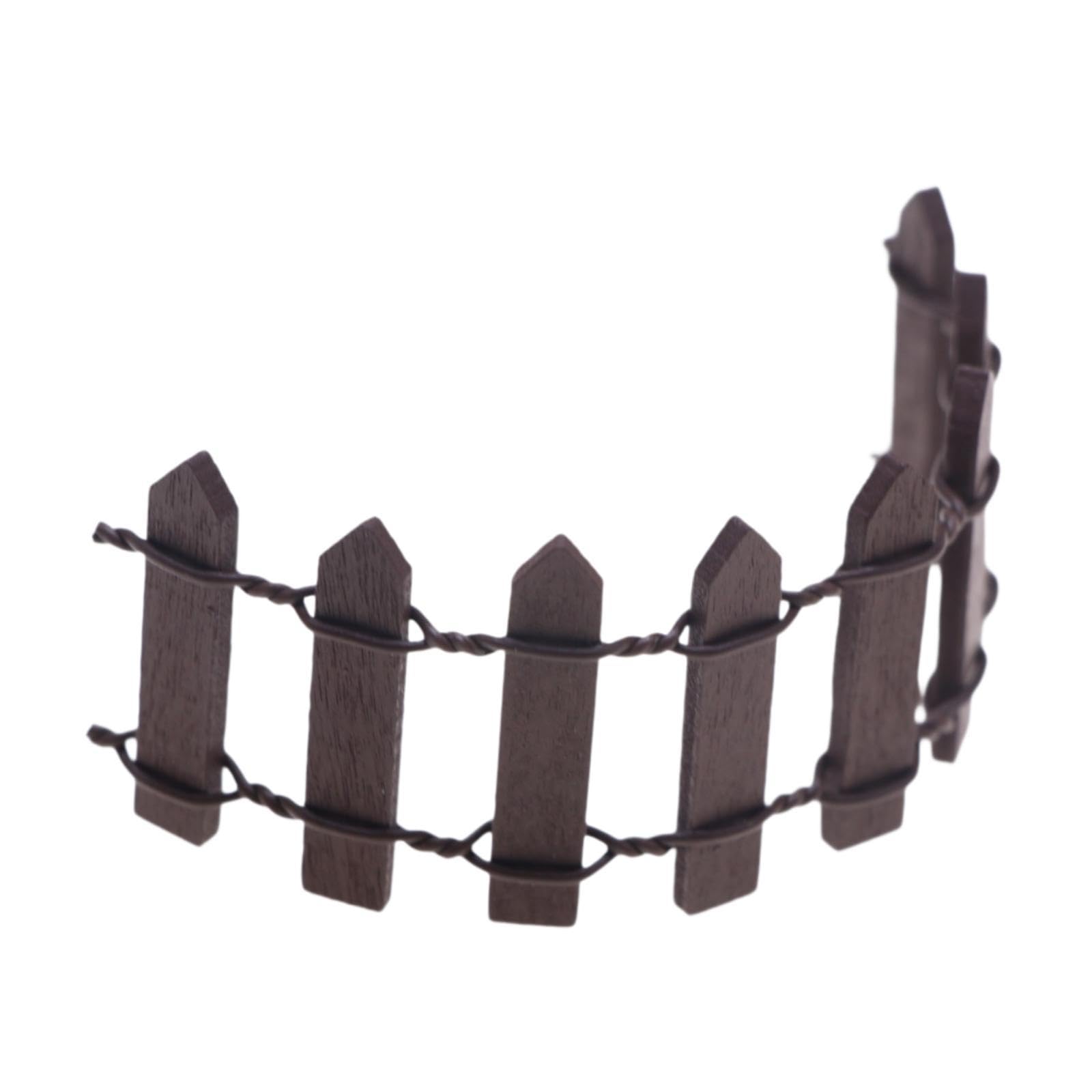 Miniature Garden Fence Decorative Fence for Fairy Garden DIY Model Flowerpot Coffee|Toys & Hobbies-image-42