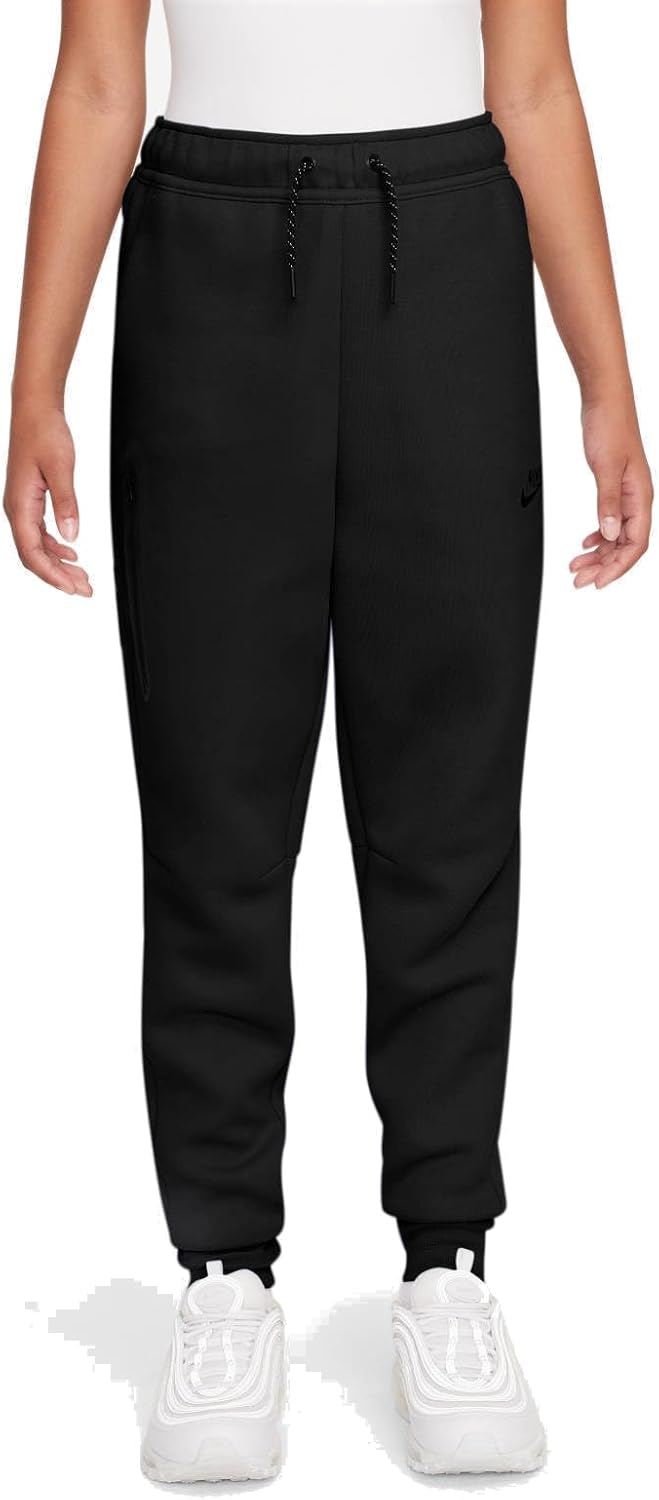 Nike Sportswear Tech Fleece Girls' Joggers (HV8698-010, Black/Black/Black/Black) Size X-Small