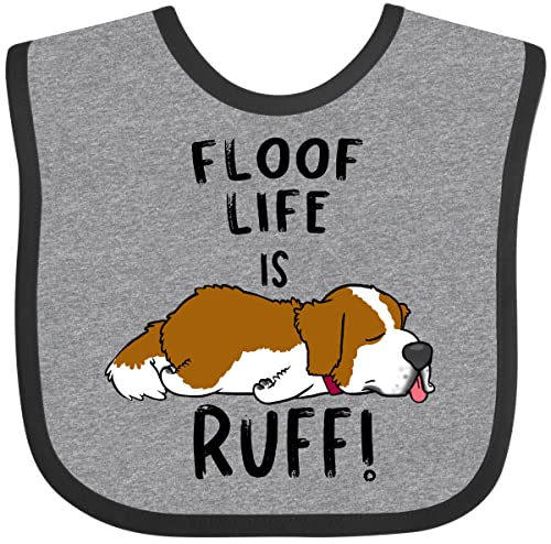 inktastic Floof Like Is Ruff St. Bernard Baby Bib