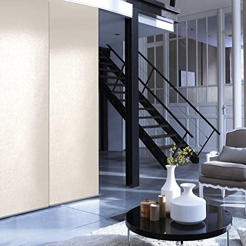 MADECOSTORE Pannello giapponese setacciante tinta unita – bianco perla – L45 x H260 cm