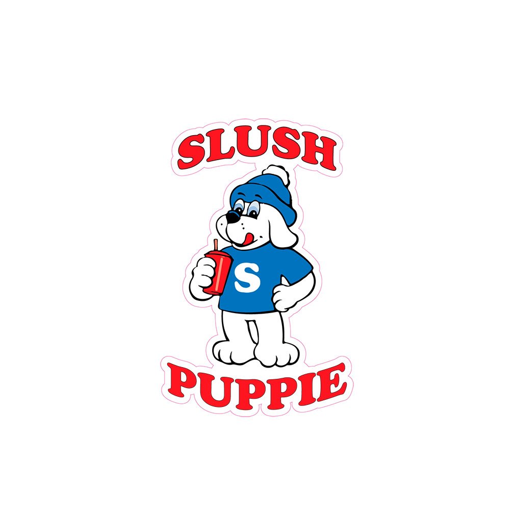 Slush Puppie Concession Restaurant Food Truck Die-Cut Vinyl Sticker 14 inches