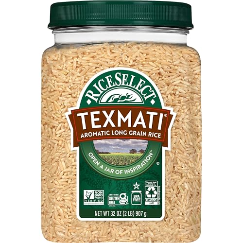 RiceSelect Texmati Brown Rice, Whole-Grain Basmati Rice, Premium Gluten-Free Rice,