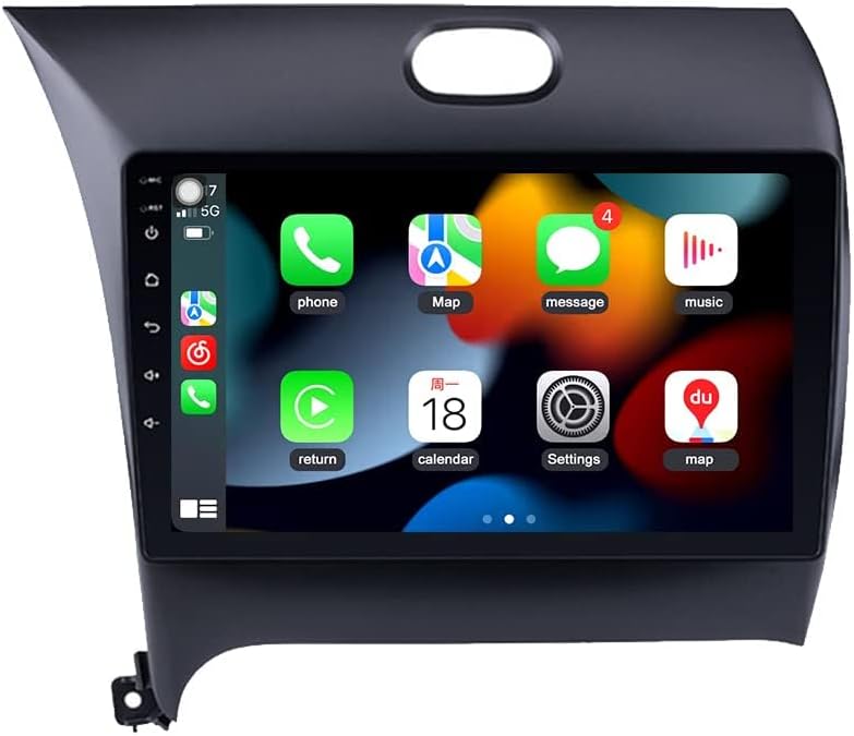 for KIA Cerato K3 Forte Radio 2013-2018 with Built-in DSP Wireless Carplay Android Auto with Free Backup Camera 9" IPS Touch Screen GPS Navigation for Car Stereo Head Unit (2G+32G+Carplay)