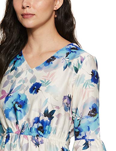 Image of EASYBUY Women's Synthetic A-Line Below The Knee Casual Dress