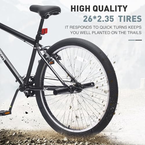 26 Inch Freestyle Bike for Teens and Adult Bikes, BMX Bike