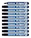 Produktbild DONAU 7371001-01PL D-Signer U Permanentmarker / 10 Stück / Schwarz/ Rundspitz 2-4mm (Strich) / Permanent Marker/ Ungiftig / Wasserfest/ auf Alkoholbasis