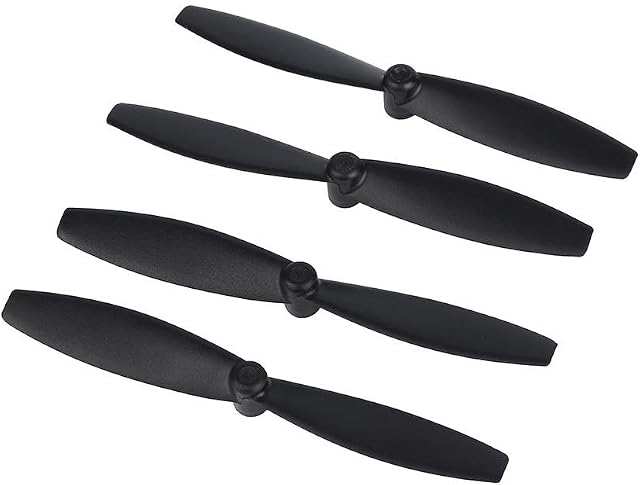 Dilwe Propeller Blades, Propellers Replacement Blades Spare Parts for Rolling Spider/Airborne Cargo Drone/Airborne Night Drone/Hydrofoil Drone/Parrot Minidrones Rolling Spider (4pcs)