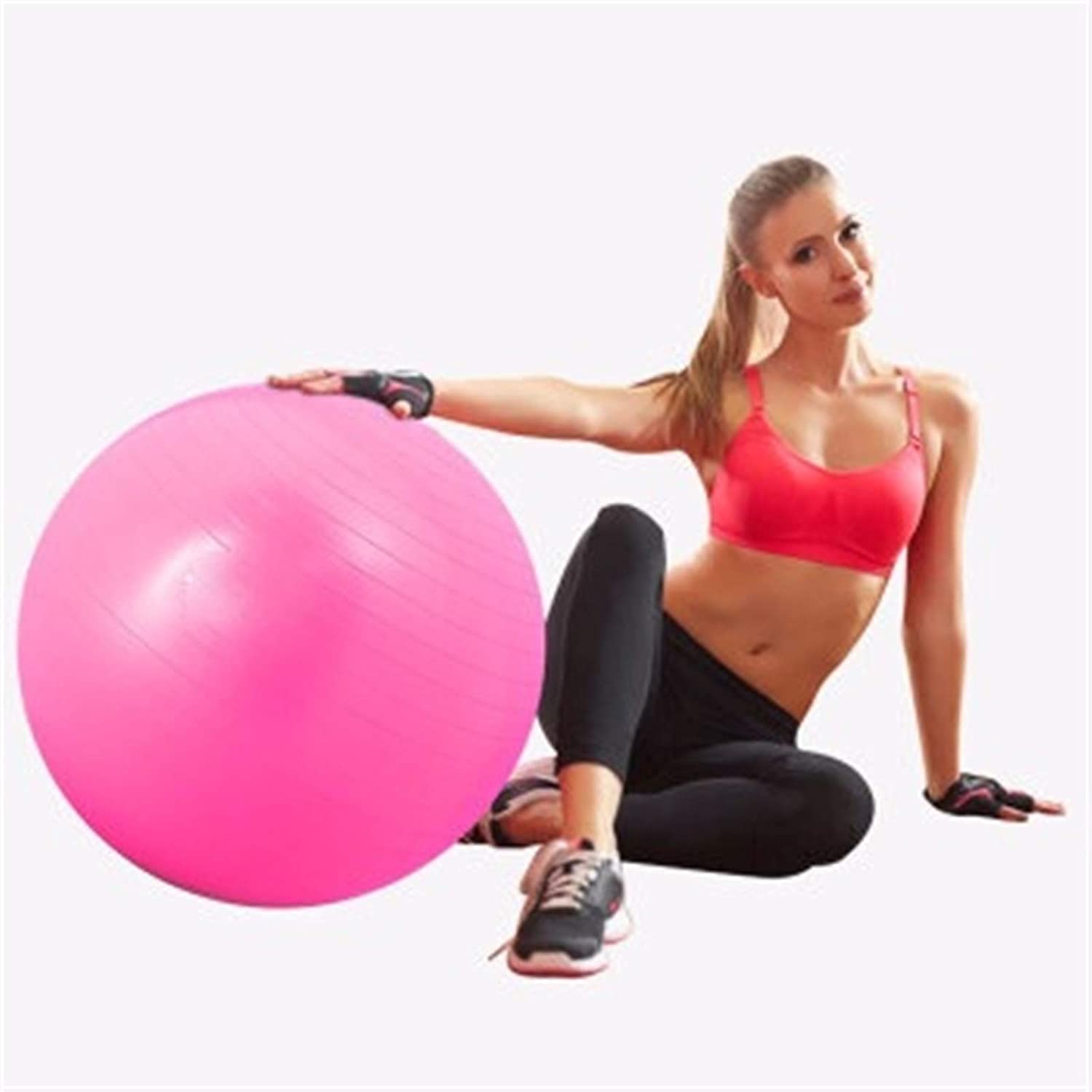 Pelota de pilates Bola de ejercicios de 45-95 cm, bola de fitness corporal, bola de yoga a prueba de explosiones de pelota de pilates, bola de parto para yoga, pilates, fitness Bolas de prácti
