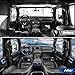 Jeliker for Wrangler JL Interior Trim Kit Blue Dashboard for Jeep Wrangler JL JLU Gladiator JT 2018-2023 Blue Interior Accessories 21pcs