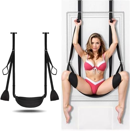 Sex Furniture Pure Romance Toys Hold to 300Lbs Over The Door Swing Sex Adult Swing for Couples Sex Frequent Flyer Door Swing Adult Door Swing for Couples Bedroom Sweater B05