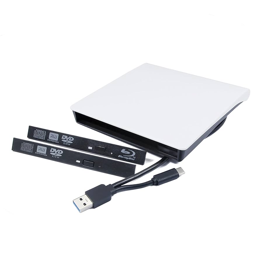 Amazon.co.jp: USB 3.0 USB-C 2-in-1 ポータブル外付け光学