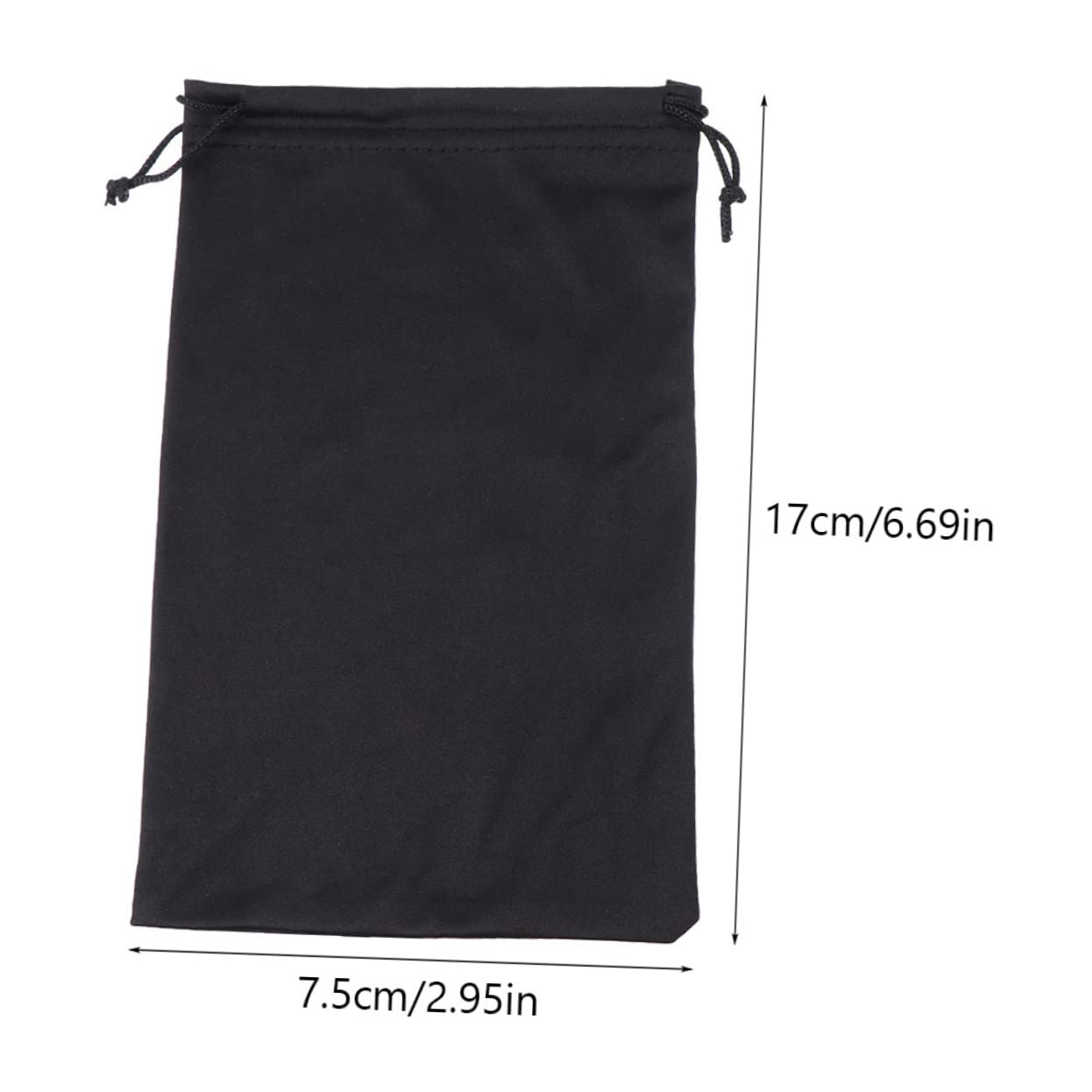 3 Sätze Aufbewahrungstasche Für Brillen Brillenbeutel Gläser Skibrille Taschen Anti -nebel Aufbewahrungsbeutel Für Brillen Brillenhalter Brillenetui Flanell Schwarz 25 Stück * 3