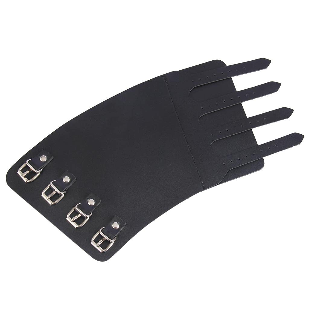 2X Braccialetto Unisex in Pelle Sintetica PU, Largo, per Braccio