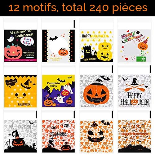 TMISHION Sacs D'Halloween Sac Fourre-tout Halloween En Tissu Non Tissé