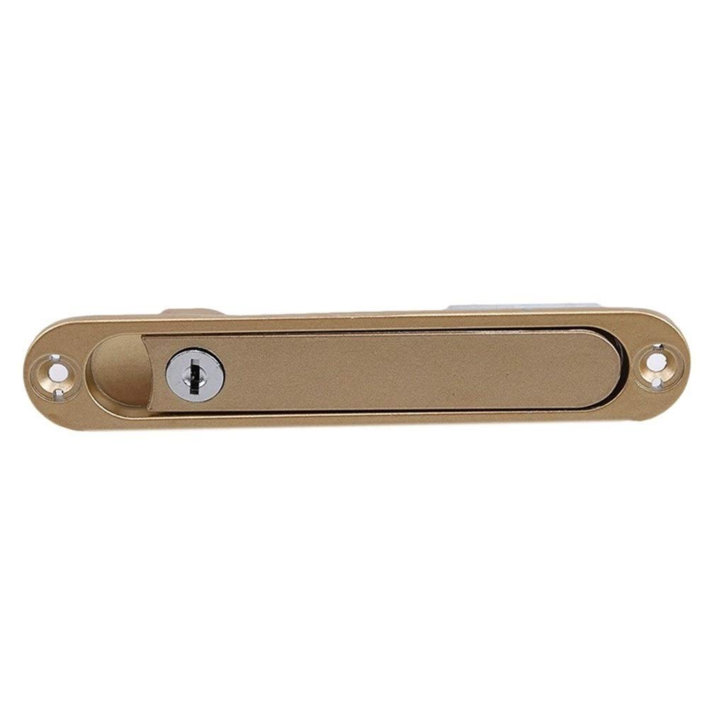 WDWDW Window Handles Lock Gadget Mesh Screen Anti-Theft Key Invisible Gear Straight Fork
