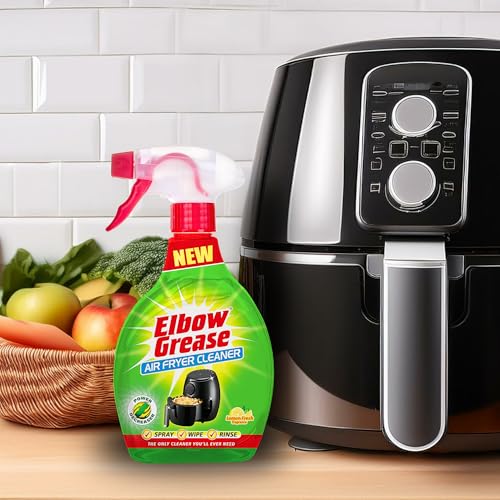 Elbow Grease Air Fryer Cleaner Spray | Spray, Foam, Wipe, Rinse - Cuts Through Dirt, Grease & Grime (Lemon Fresh, 500ml) - Image 6