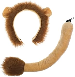 Zerodeko Conjunto De Orelhas E Cauda De De Cosplay De Animais Orelhas De Pelúcia Acessórios De Cauda Faixa De Orelha De Faixa De Cauda Acessório De De Festa