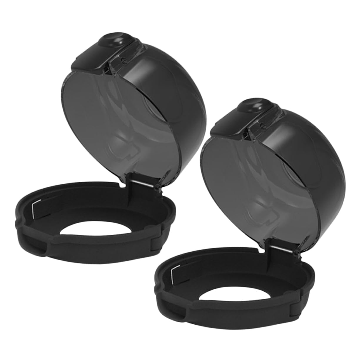 Beatifufu Stove Knob Covers for Child Safety 2pcs Babyproof Oven Knob Guards Easy to Clean Durable Plastic Construction