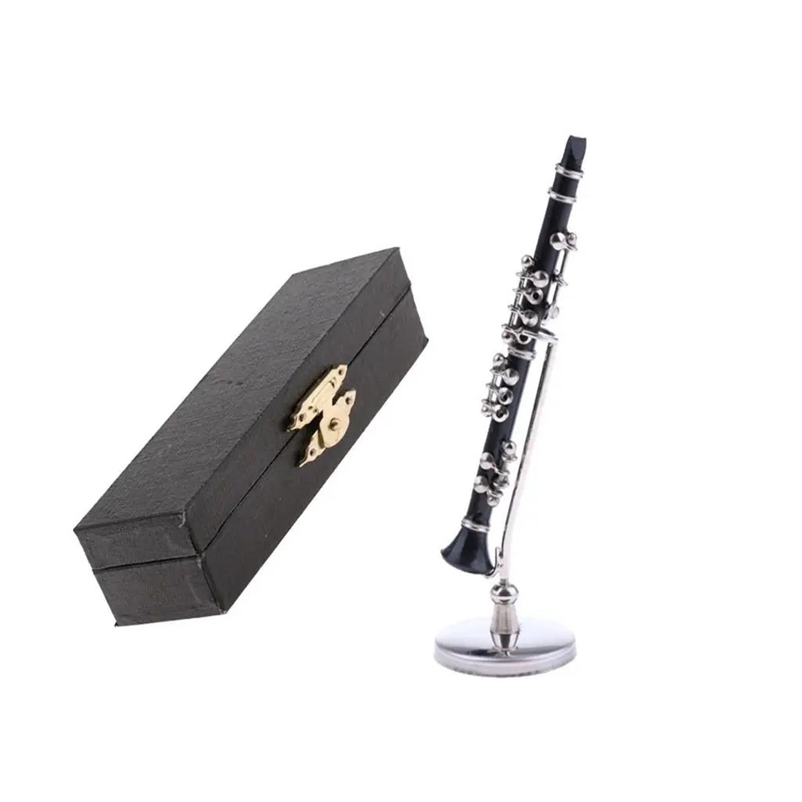 Miniature Di Strumenti Musicali Modello Di Clarinetto In Rame In Miniatura Con Scatola Portaoggetti