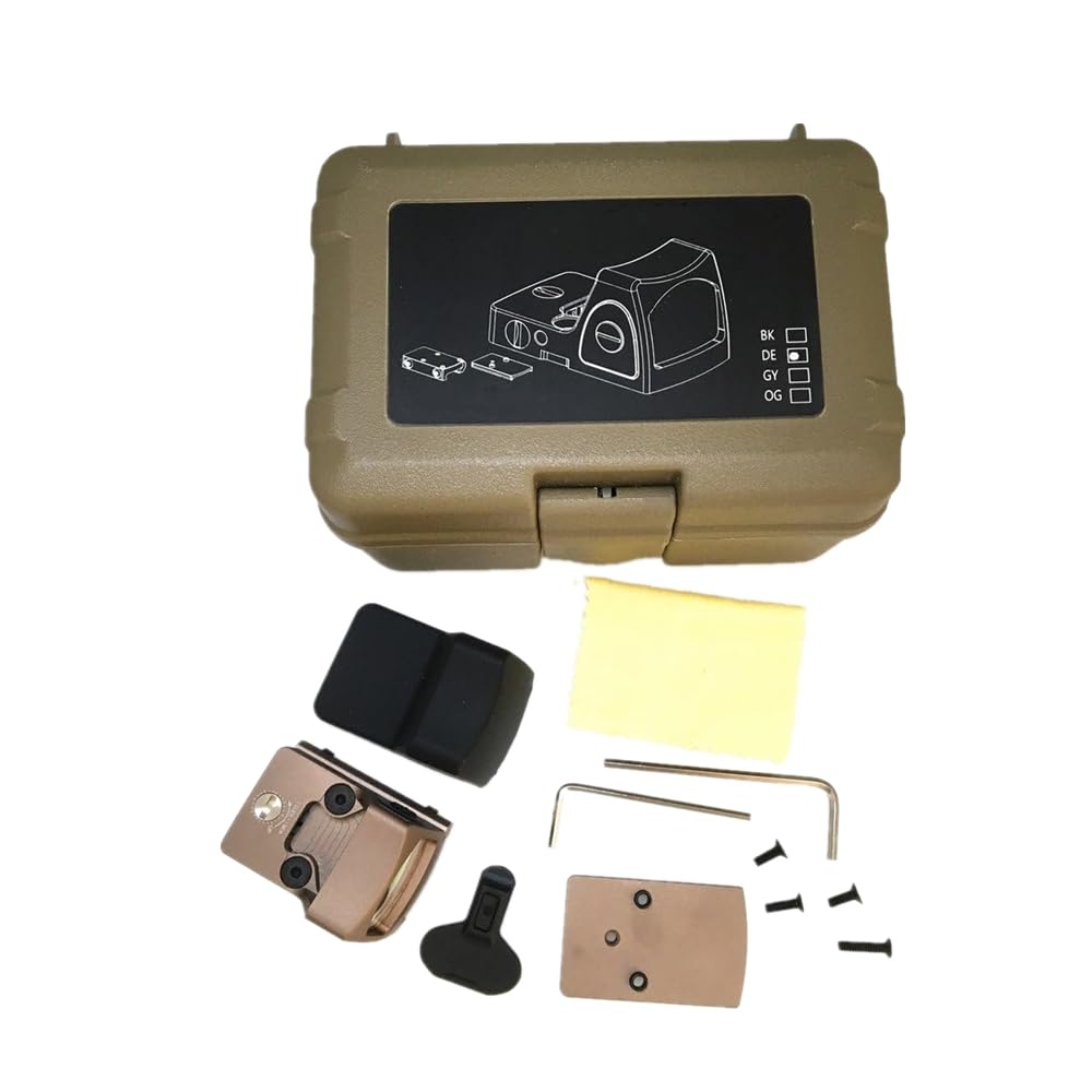 HWZ Airsoft RMR Style Mini Red Dot Sight w/Side on/Off Switch (sand)