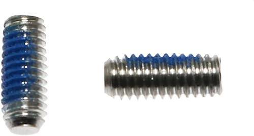 Miniatura 4 de Maxmoral Kit de actualización de pasador de pedal plano de acero inoxidable de 0.394 in, kit de pasador de pedal de bicicleta de montaña