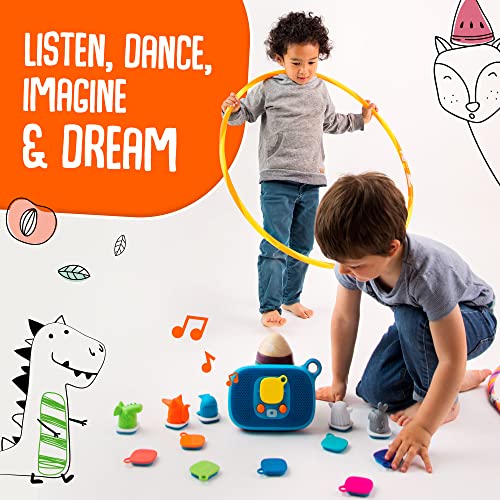 Jooki Programmable Tokens for Music Player – Screen-Free Imagination Building Toddler Entertainment (Set of 6 Tokens)