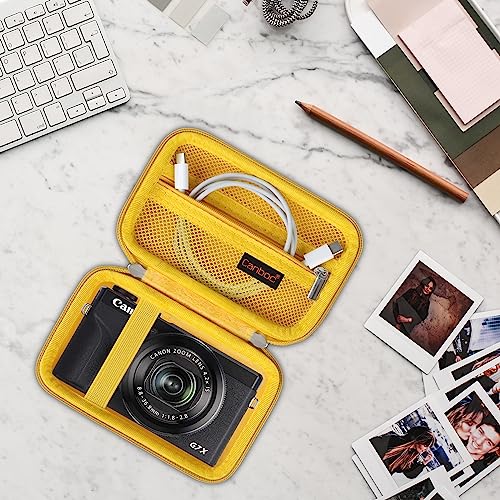 Bolsa amarilla para cámara Canon PowerShot G7 X y G5 X - Fernando Cortés