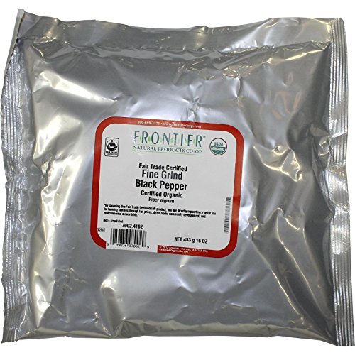 Frontier Herb Bulk Pepper Organic Black Fine Grind, 16 oz image 2