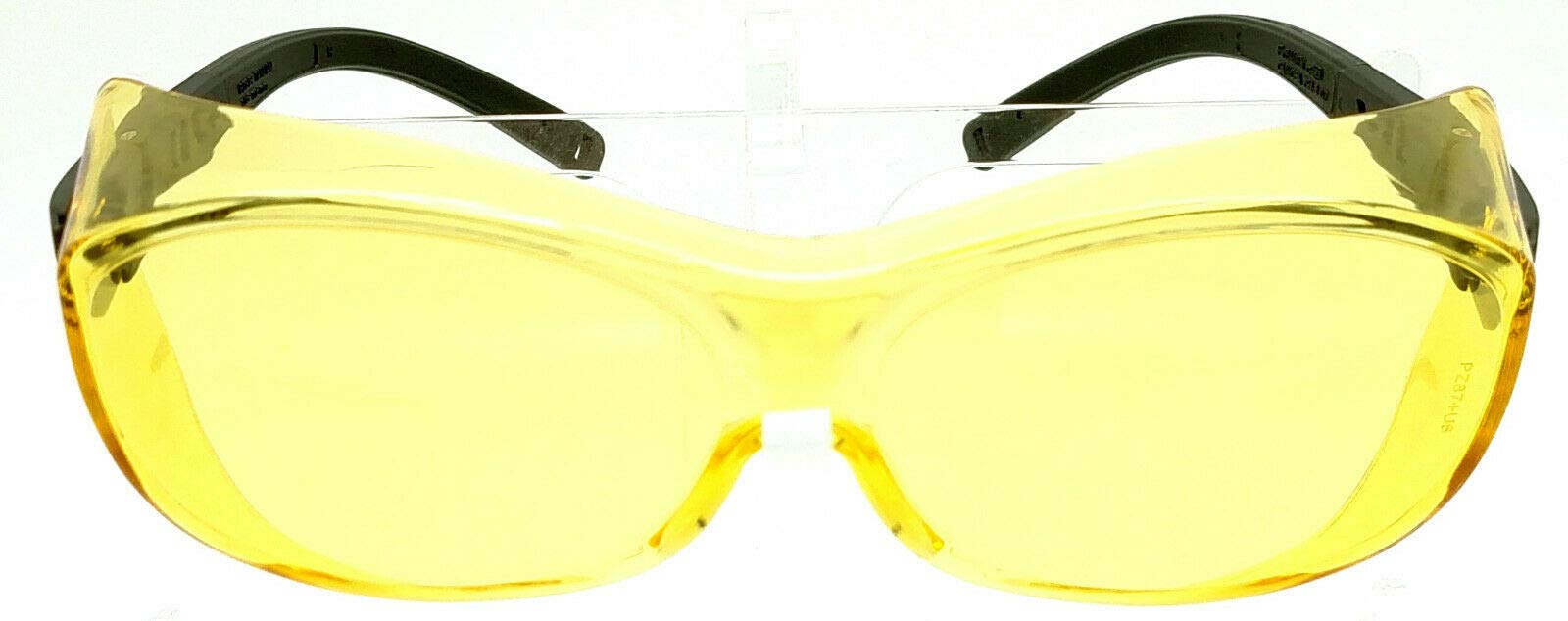 Shooter's Edge OTG Over-the-Glass Z87.1 Safety Shooting Glasses Contrast Yellow