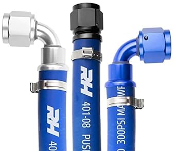 Red Horse Performance 401-08-6-08 401 Series Blue Push Lock Hose -6 Feet