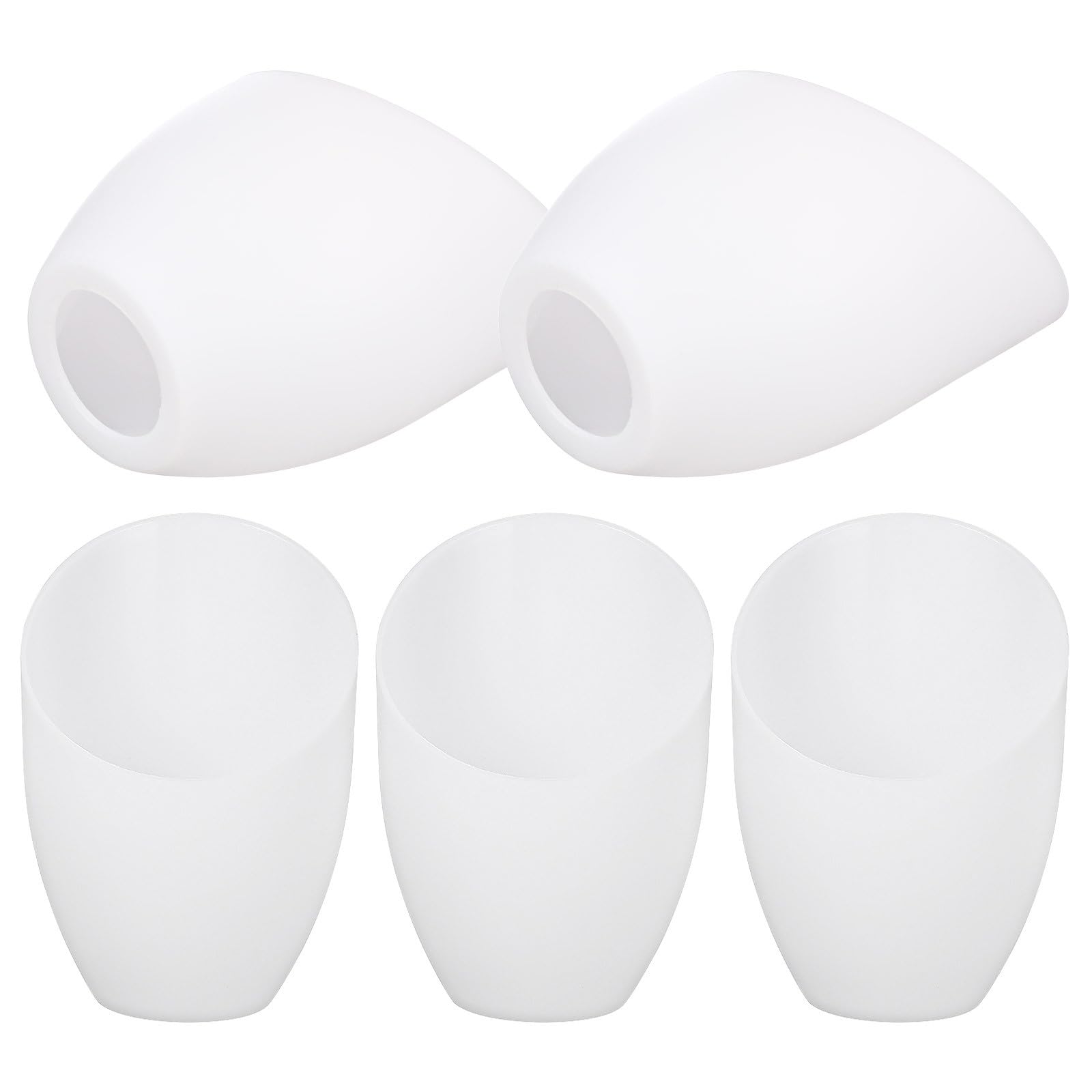 HANABASS 5Pcs Horseshoe Design Lampshades Clip-on Desk Lamp Shades Light Accessories for Indoor Use Living Room Bedroom Study