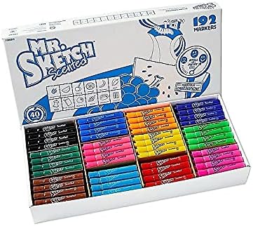 Mr. Sketch - Marcadores perfumados a base de agua, cincel
