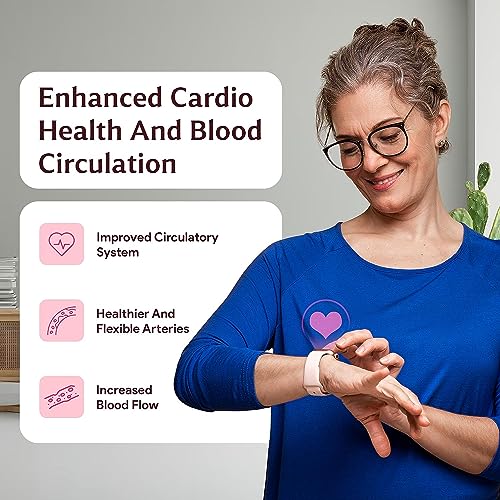 Life's Fortune Cardio Health-Blood Pressure Supplements, Natural Cherry Flavor, Nitric Oxide Booster, L-Arginine, L-Citrulline, Complete Cardiovascular Support, Vegan, Non-Gmo #TOP2