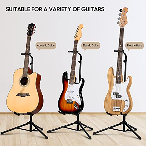 CAHAYA Support de Guitare Trépied Réglable Support de guitare pliant portable avec support de cou pour Toutes les… - Les Beatles, Paul McCartney, John Lennon, RIngo Starr, George Harrison CAHAYA Support de Guitare Trépied Réglable Support de guitare pliant portable avec support de cou pour Toutes les… – Image 7