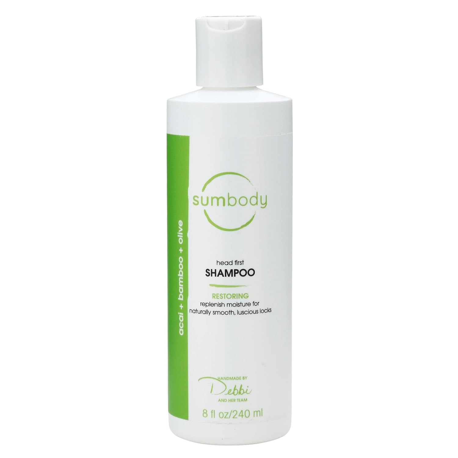 Sumbody Restoring Hydration Shampoo for Women & Men Head First - (240ml) Paraben & Sulfate Free Shampoos, Volumizing Shampoo for Oily Hair, Daily Hair Care Products for All Types of Hairs, Made in USA