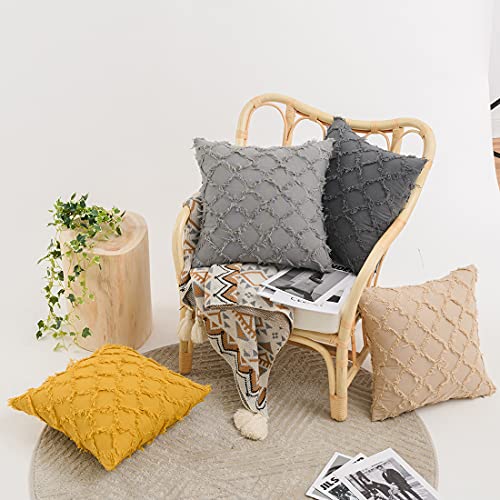 Housses de coussin jacquard 50x50 cm pour rénover votre canapé - 5
