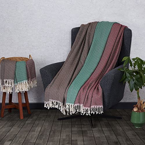 Tuiste Saunatuch Beige Braun 2er Pack, Saunakilt Damen und Herren, Strandtuch, Saunahandtuch, Picknickdecke, Hamamtuch%100 Baumwolle, Strandtücher, Strandhandtuch XXL, Badehandtuch 100x180