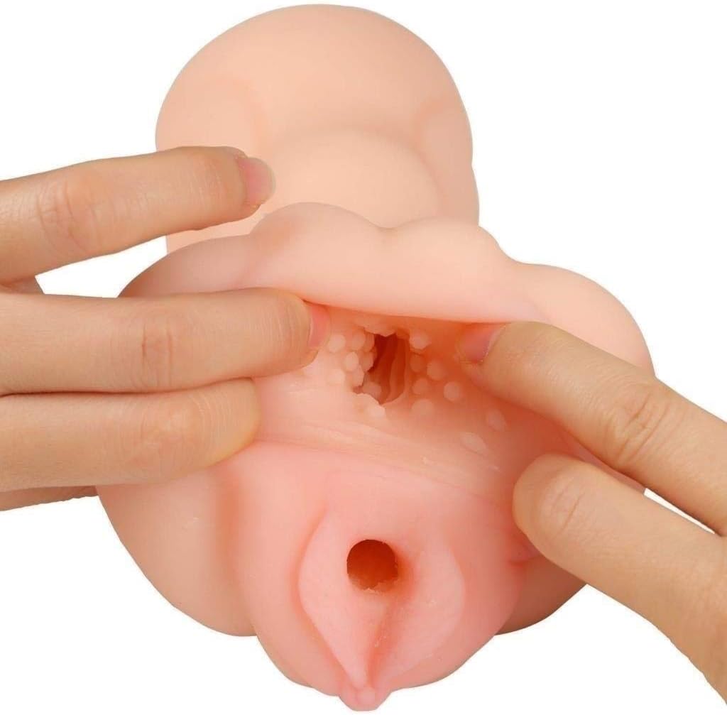 Pussy tascabile per uomo realistico nero