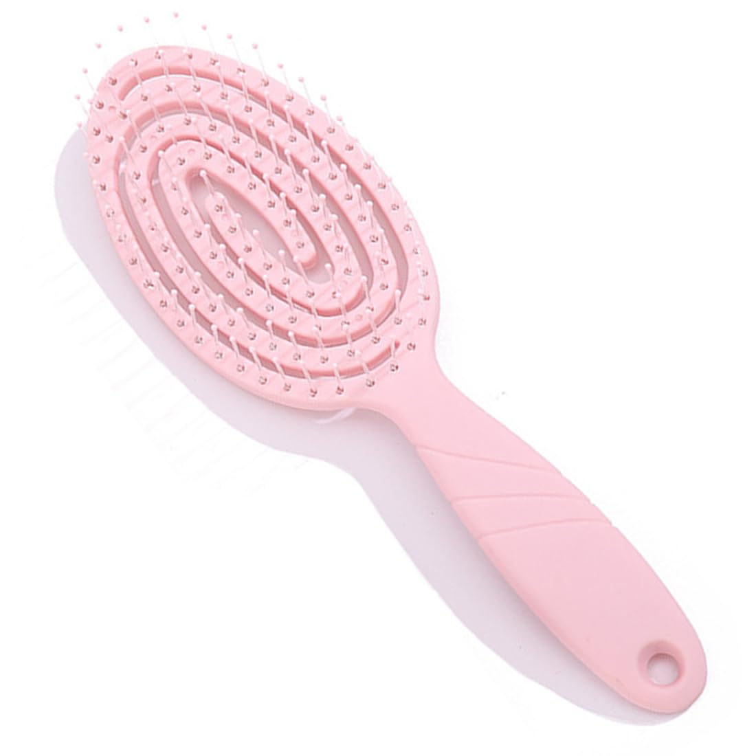 EIHI Rosa Cepillo Pelo Rizado Peine Antitirones Bounce Curl Brush Peine Pelo Rizado Cepillo De Pelo Cepillo Desenredante Sin Tirones Peine Antitirones Cepillo Pelo Liso Y Rizado