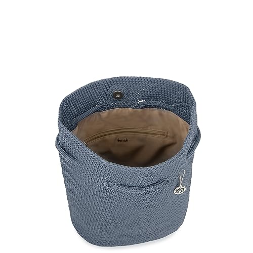 The Sak Large Dylan Backpack in Crochet, Adjustable Backstrap, Maritime3